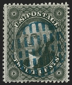 Sale 1219, Lot 132, 10c-12c 1857-60 Issue (Scott 31-36B)