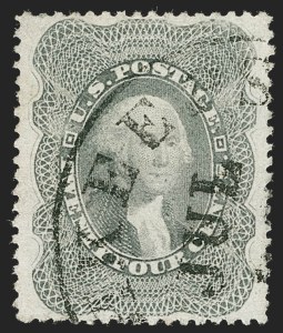 Sale Number 1219, Lot Number 135, 24c-90c 1860 Issue (Scott 37-39)