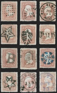 Sale 1219, Lot 174, 1861-66 Issue, cont. (Scott 64-66)