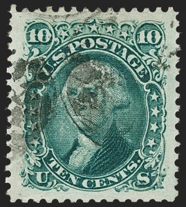 Sale 1219, Lot 241, 1867-68 Grilled Issue (Scott 79-101)