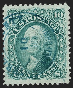 Sale 1219, Lot 242, 1867-68 Grilled Issue (Scott 79-101)