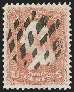 Sale 1219, Lot 249, 1867-68 Grilled Issue (Scott 79-101)