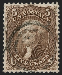 Sale 1219, Lot 250, 1867-68 Grilled Issue (Scott 79-101)