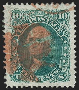 Sale 1219, Lot 252, 1867-68 Grilled Issue (Scott 79-101)