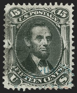 Sale 1219, Lot 254, 1867-68 Grilled Issue (Scott 79-101)