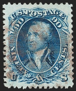 Sale 1219, Lot 257, 1867-68 Grilled Issue (Scott 79-101)
