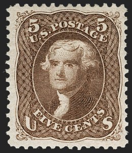 Sale 1219, Lot 261, 1875 Re-Issue of 1861-66 Issue (Scott 102-111)