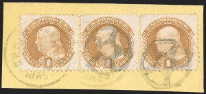 Sale 1219, Lot 276, 1c-3c 1869 Pictorial Issue (Scott 112-114)