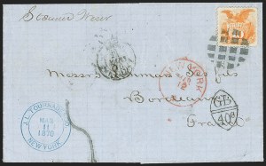 Sale 1219, Lot 301, 6c-15c 1869 Pictorial Issue (Scott 115-119)