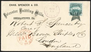 Sale 1219, Lot 305, 6c-15c 1869 Pictorial Issue (Scott 115-119)