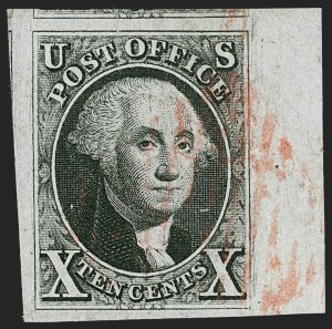 Sale 1219, Lot 34, 10c 1847 Issue and 5c-10c 1847 Covers (Scott 1-2)