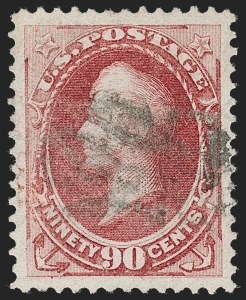 Sale 1219, Lot 343, 1870-71 National Bank Note Co. Grilled Issue (Scott 134-144)