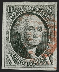 Sale Number 1219, Lot Number 40, 10c 1847 Issue and 5c-10c 1847 Covers (Scott 1-2)