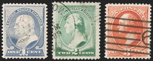 Sale 1219, Lot 400, 1881-87 American Bank Note Co. Issues (Scott 205-218)