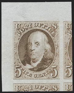 Sale 1219, Lot 46, 1875 Reproduction of 1847 Issue (Scott 3-4)