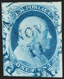 Sale Number 1219, Lot Number 56, 1c 1851 Issue (Scott 5-9) Sale Number 1219, Lot Number 56, 1c 1851 Issue (Scott 5-9)