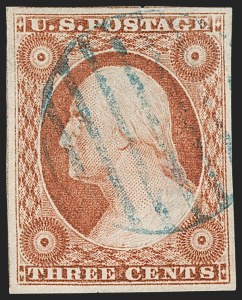 Sale 1219, Lot 63, 3c 1851 Issue (Scott 10-11A)