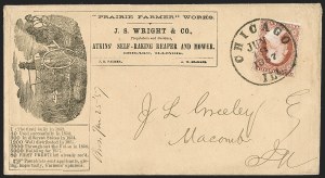 Sale 1219, Lot 70, 3c 1851 Issue (Scott 10-11A)