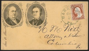 Sale 1219, Lot 73, 3c 1851 Issue (Scott 10-11A)