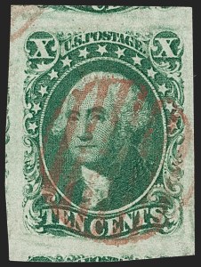 Sale 1219, Lot 80, 5c-12c 1851-56 Issue (Scott 12-17)