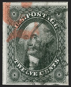 Sale 1219, Lot 84, 5c-12c 1851-56 Issue (Scott 12-17)