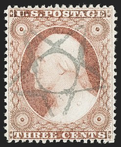 Sale 1219, Lot 98, 3c 1857-60 Issue (Scott 25-26A)