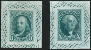 Sale 1221, Lot 1002, Essays and Proofs, 1847 thru 1868 Issues