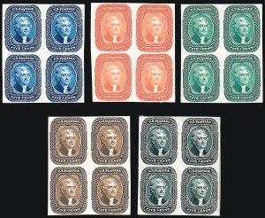 Sale 1221, Lot 1005, Essays and Proofs, 1847 thru 1868 Issues