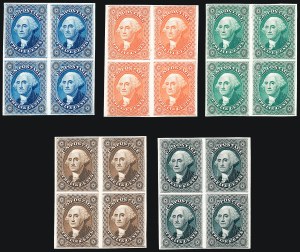 Sale 1221, Lot 1006, Essays and Proofs, 1847 thru 1868 Issues