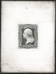 Sale 1221, Lot 1008, Essays and Proofs, 1847 thru 1868 Issues