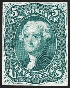 Sale 1221, Lot 1009, Essays and Proofs, 1847 thru 1868 Issues