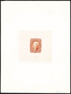 Sale 1221, Lot 1010, Essays and Proofs, 1847 thru 1868 Issues