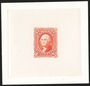 Sale 1221, Lot 1014, Essays and Proofs, 1847 thru 1868 Issues