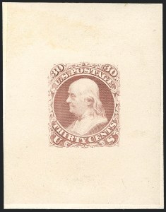 Sale 1221, Lot 1017, Essays and Proofs, 1847 thru 1868 Issues