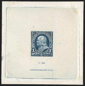 Sale 1221, Lot 1051, Essays and Proofs, 1869 thru Later Issues