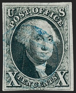 Sale 1221, Lot 1085, 1847 Issue and 1875 Reproduction (Scott 1-4)