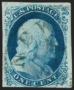 Sale 1221, Lot 1100, 1851-56 Issue (Scott 5-17)