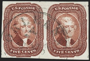 Sale 1221, Lot 1108, 1851-56 Issue (Scott 5-17)