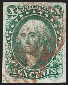 Sale 1221, Lot 1109, 1851-56 Issue (Scott 5-17)