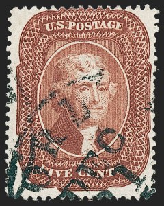 Sale 1221, Lot 1124, 1857-60 Issue (Scott 18-39)