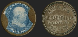 Sale 1221, Lot 1173, Civil War Encased Postage