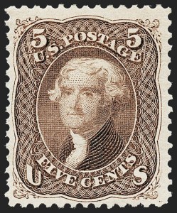 Sale 1221, Lot 1205, 1875 Re-Issue of 1861-66 Issue (Scott 102-111)