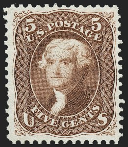 Sale 1221, Lot 1206, 1875 Re-Issue of 1861-66 Issue (Scott 102-111)