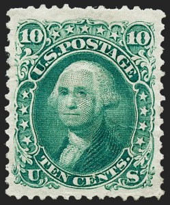 Sale 1221, Lot 1207, 1875 Re-Issue of 1861-66 Issue (Scott 102-111)