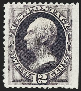 Sale 1221, Lot 1320, 1875 Continental Bank Note Co. Hard Paper Special Printing (Scott 167-175)