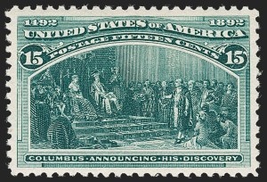 Sale 1221, Lot 1359, 1893 Columbian Issue (Scott 230-245)