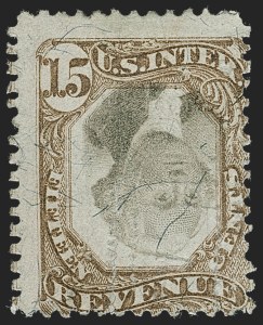 Sale 1221, Lot 1756, Revenues, Second thru Third Issues, Proprietary, Stock Transfer