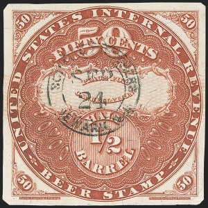 Sale 1221, Lot 1763, Revenues, Beer Stamps