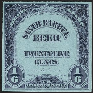 Sale 1221, Lot 1769, Revenues, Beer Stamps