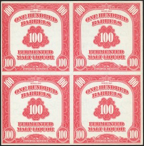 Sale 1221, Lot 1770, Revenues, Beer Stamps